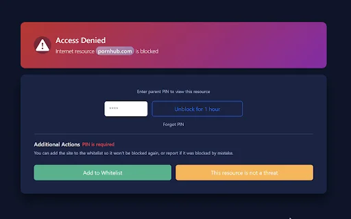 AlionWeb: Pinakamahusay na Content Blocker para sa Kaligtasan Online - Screenshot 4
