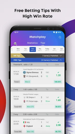 I-download ang Matchplay: Live Scores at Stats – Libreng Update - Screenshot 5