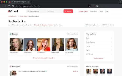 I-download ang IDCrawl Name Linker – Mabilis na People Search - Screenshot 2