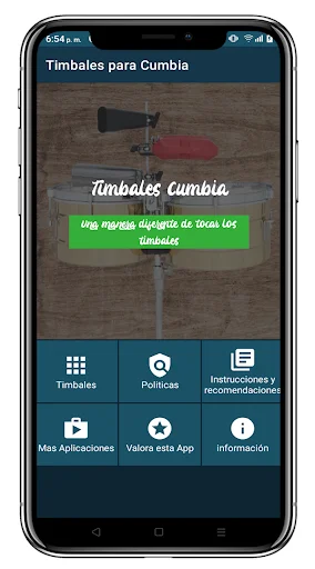I-download ang Timbales Cumbia: Pinakamahusay na Percussion App - Screenshot 2