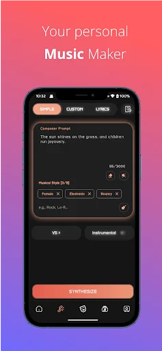 Melody AI Music & Song Maker – Gumawa ng Kanta Gamit ang AI - Screenshot 2