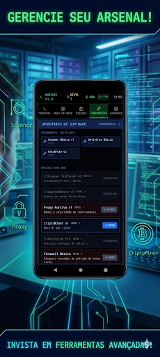 I-download ang HackOs: Hacker Simulator Pinakabago – Free Simulation - Screenshot 6