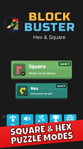 I-download ang Block Buster – Hex and Square: Masayang Puzzle Game - Screenshot 1