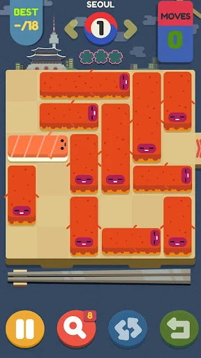I-download ang Push Sushi – Slide Puzzle – Masayang Puzzle Game - Screenshot 10