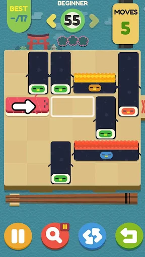 I-download ang Push Sushi – Slide Puzzle – Masayang Puzzle Game - Screenshot 3
