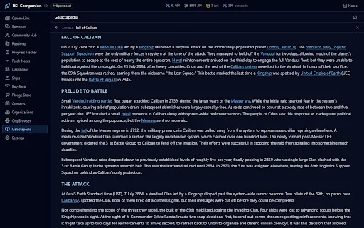 I-download ang RSI Companion para sa Star Citizen – Libreng Tool - Screenshot 5
