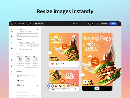 I-download ang Adobe Express: AI Photo at Video Editor App - Screenshot 24