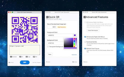QR Code Generator: Pinakamabilis na QR Creator para sa Chrome - Screenshot 2