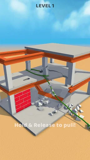 I-download ang Rope and Demolish – Nakakaaliw na Simulation Game - Screenshot 7