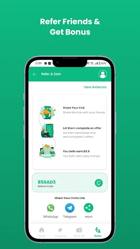 I-download ang Bonus Buddy: Kumita ng Pera Online Gamit ang Simpleng Tasks - Screenshot 5