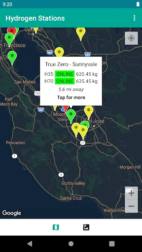I-download ang Hydrogen Stations USA – Hanapin ang Fueling Stations - Screenshot 2