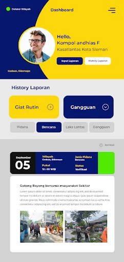I-download ang Sistem Pelaporan Polres Sleman: Seguridad sa Android - Screenshot 2