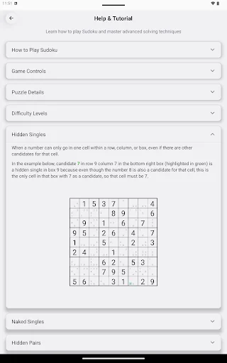I-download ang Sudoku Trainer! – Master ang Techniques nang Libre - Screenshot 15