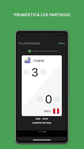 I-download ang Penca Ovación: Hulaan ang Football Matches nang Libre - Screenshot 2