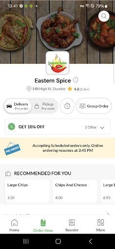 I-download ang Eastern Spice App – Mabilis na Pag-order ng Pagkain - Screenshot 2