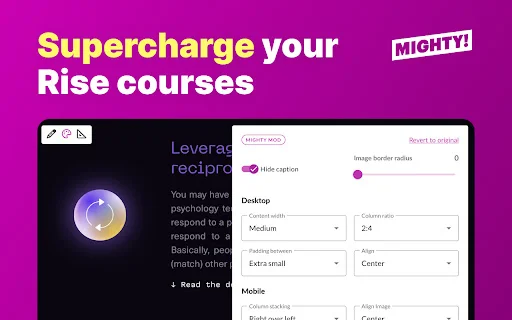 I-download ang Mighty! para sa Articulate Rise 360 – Libreng Gamitin - Screenshot 1