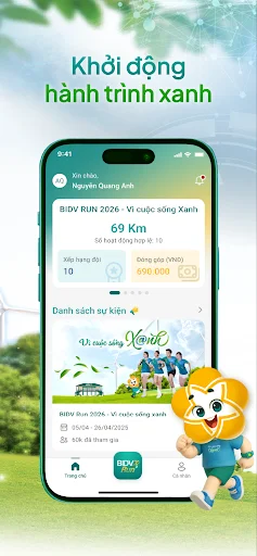 I-download ang BIDV Run Plus – Subaybayan ang Iyong Takbo nang Libre - Screenshot 4