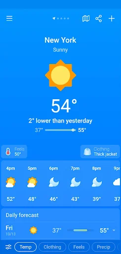 I-download ang Weather & Clima – Tumpak na Weather App Ngayon - Screenshot 9