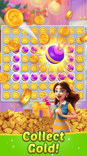 I-download ang Puppy Match: Match 3 Game – Maglaro at Mag-decorate - Screenshot 3