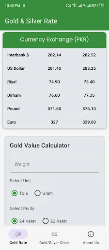 I-download ang Gold Rate Pakistan – Live Gold para sa Update sa Presyo - Screenshot 6