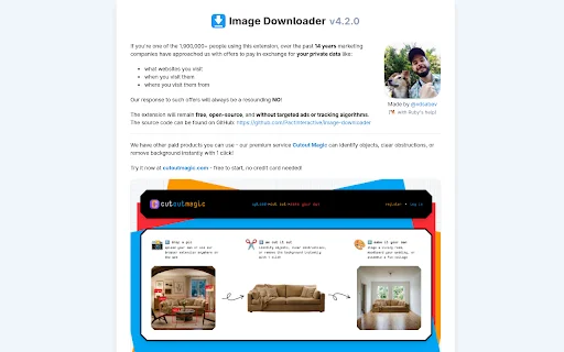 Image Downloader: I-download ang Lahat ng Larawan sa Web nang Mabilis - Screenshot 5