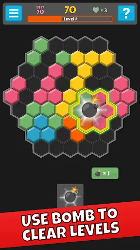 I-download ang Block Buster – Hex and Square: Masayang Puzzle Game - Screenshot 4