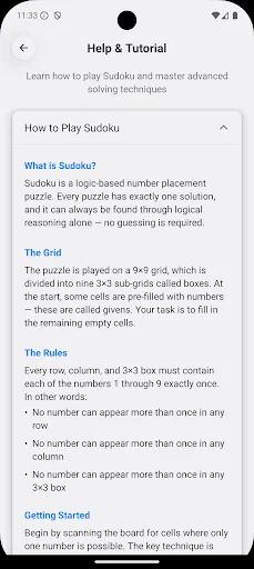 I-download ang Sudoku Trainer! – Master ang Techniques nang Libre - Screenshot 7