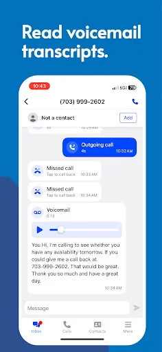 I-download ang Community Phone+ – Pamahalaan ang Landline Online - Screenshot 3