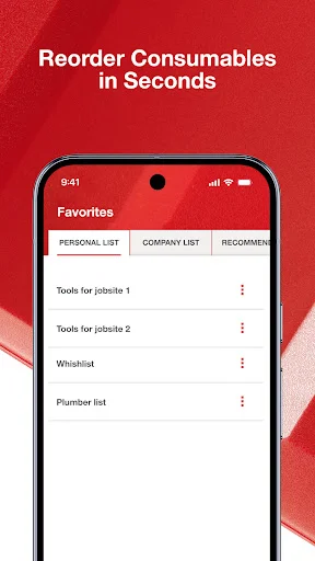 I-download ang Hilti: Shop on the go – Mabilis na Pag-order App - Screenshot 3