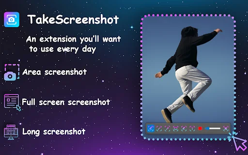 TakeScreenshot: Mabilis na Screenshot Tool para sa Chrome - Screenshot 1