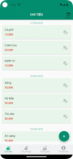 I-download ang Thu Chi – Pinakamahusay na Budget Tracker App - Screenshot 3