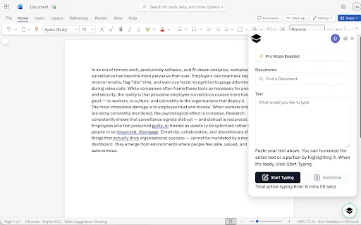 Duey.ai Humanizer at Auto Typer: Pabilisin ang Pagsusulat Mo - Screenshot 2