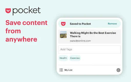I-download ang Save to Pocket – I-save ang Artikulo at Video Online - Screenshot 2