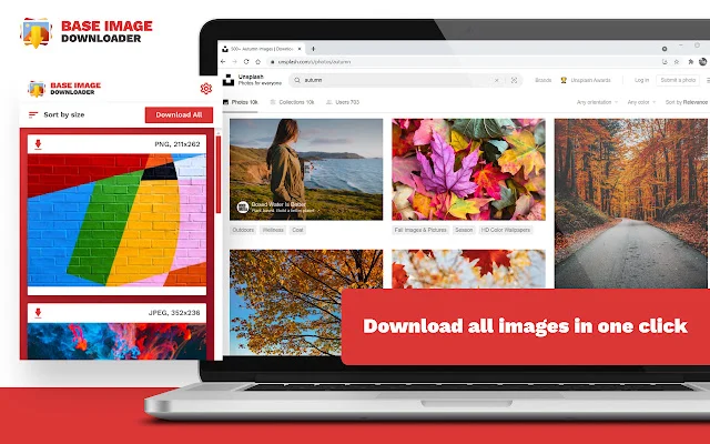 Base Image Downloader – I-download ang mga Larawan sa Isang Click - Screenshot 2