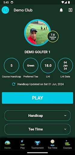 I-download ang Online Golf App – Pamahalaan ang Golf nang Madali - Screenshot 7