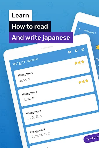 I-download ang Write It! Japanese – Matuto ng Hiragana at Katakana - Screenshot 11