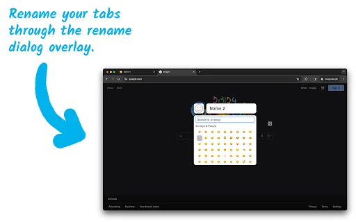 I-download ang Tab Renamer: Ayusin ang Iyong Chrome Tabs Ngayon - Screenshot 1