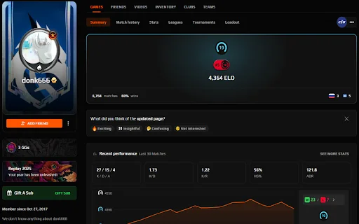 I-download ang Faceit Forecast: Statistics at Tips para sa CS2 - Screenshot 3