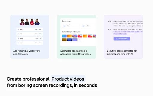 Trupeer AI Screen Recorder: Mabilis na Tutorial at Video Editor - Screenshot 1