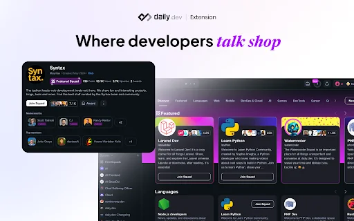 daily.dev: Ang Pinakamahusay na News Feed para sa mga Developer - Screenshot 4