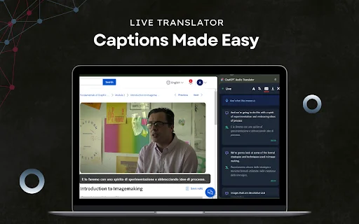 ChatGPT Audio Translator: Real-time Transcription at Translation - Screenshot 2