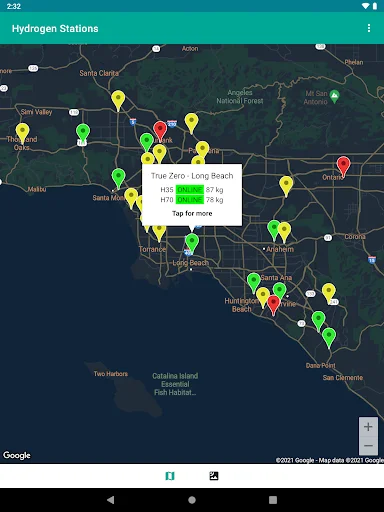 I-download ang Hydrogen Stations USA – Hanapin ang Fueling Stations - Screenshot 20