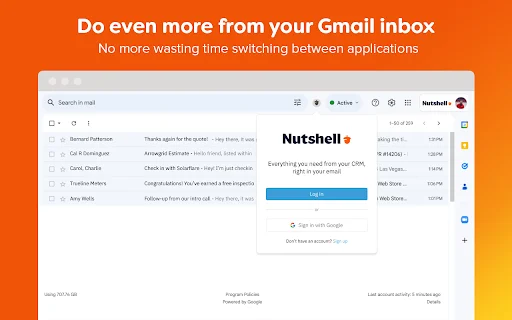 I-download ang Nutshell CRM for Gmail – Palakasin ang Sales - Screenshot 1