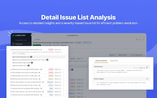 TestMu AI Accessibility DevTools – Gabay sa Web Accessibility - Screenshot 2