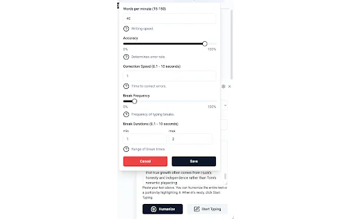 Duey.ai Humanizer at Auto Typer: Pabilisin ang Pagsusulat Mo - Screenshot 3