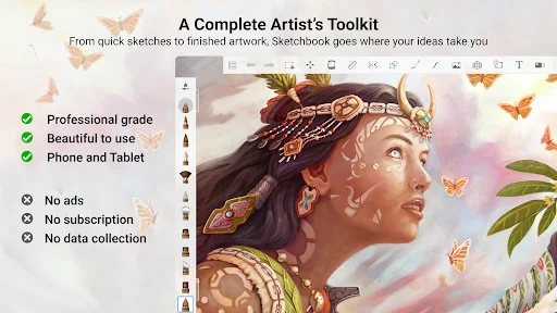I-download ang Sketchbook App – Digital Art at Drawing Tool - Screenshot 7