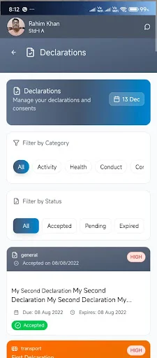 I-download ang Dewa Sanskaar English School – Online Noticeboard - Screenshot 3
