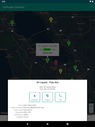 I-download ang Hydrogen Stations USA – Hanapin ang Fueling Stations - Screenshot 21