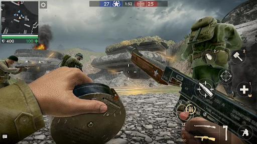 I-download ang World War Heroes: WW2 PvP FPS – Maging Bayani sa Bakbakan - Screenshot 1