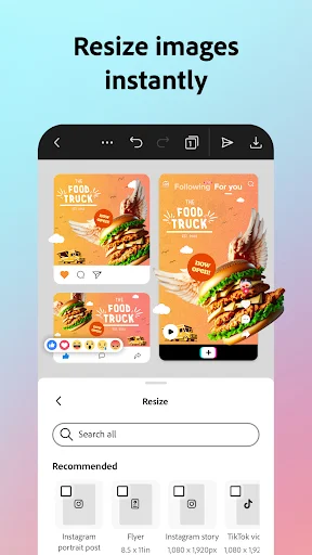 I-download ang Adobe Express: AI Photo at Video Editor App - Screenshot 8